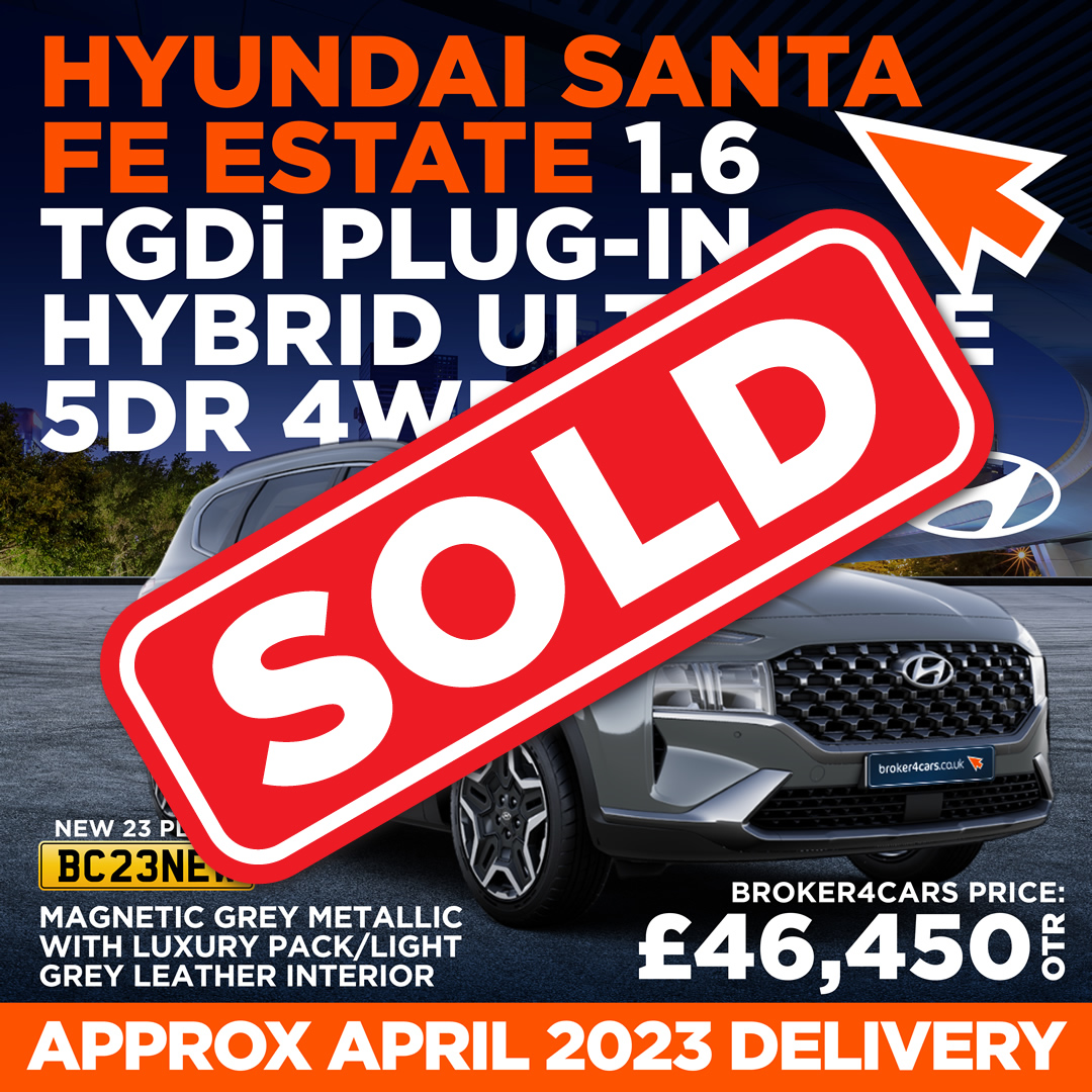 Hyundai Santa Fe Estate 1.6 TGDi Plug-in Hybrid Ultimate 5DR 4WD Auto. SOLD